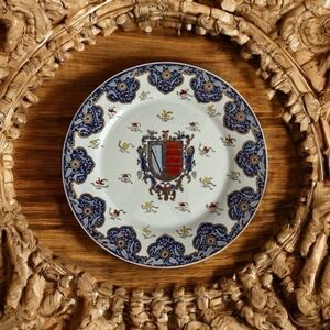 Vintage Porcelain 12inch Plate French Samson Hand Painted Collectible Plate Gift